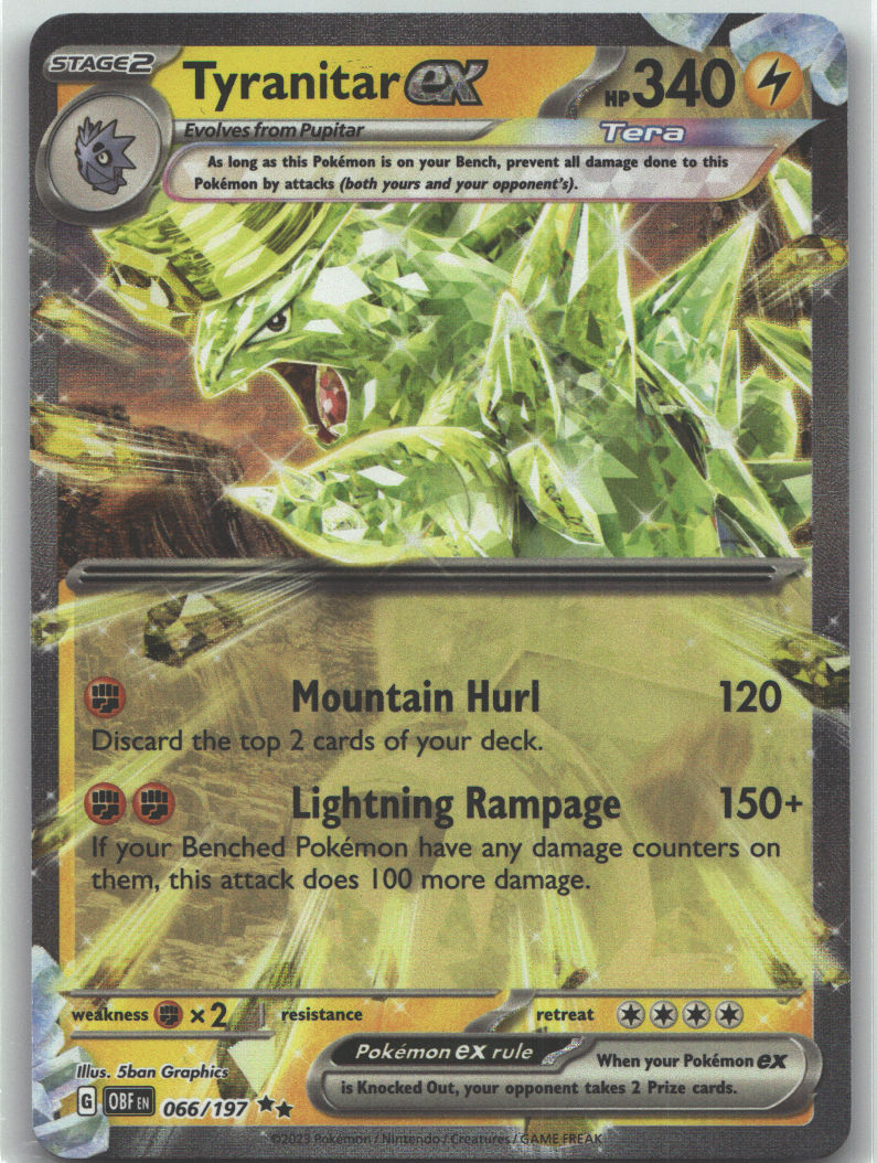 Tyranitar ex | Near Mint / English / Holofoil