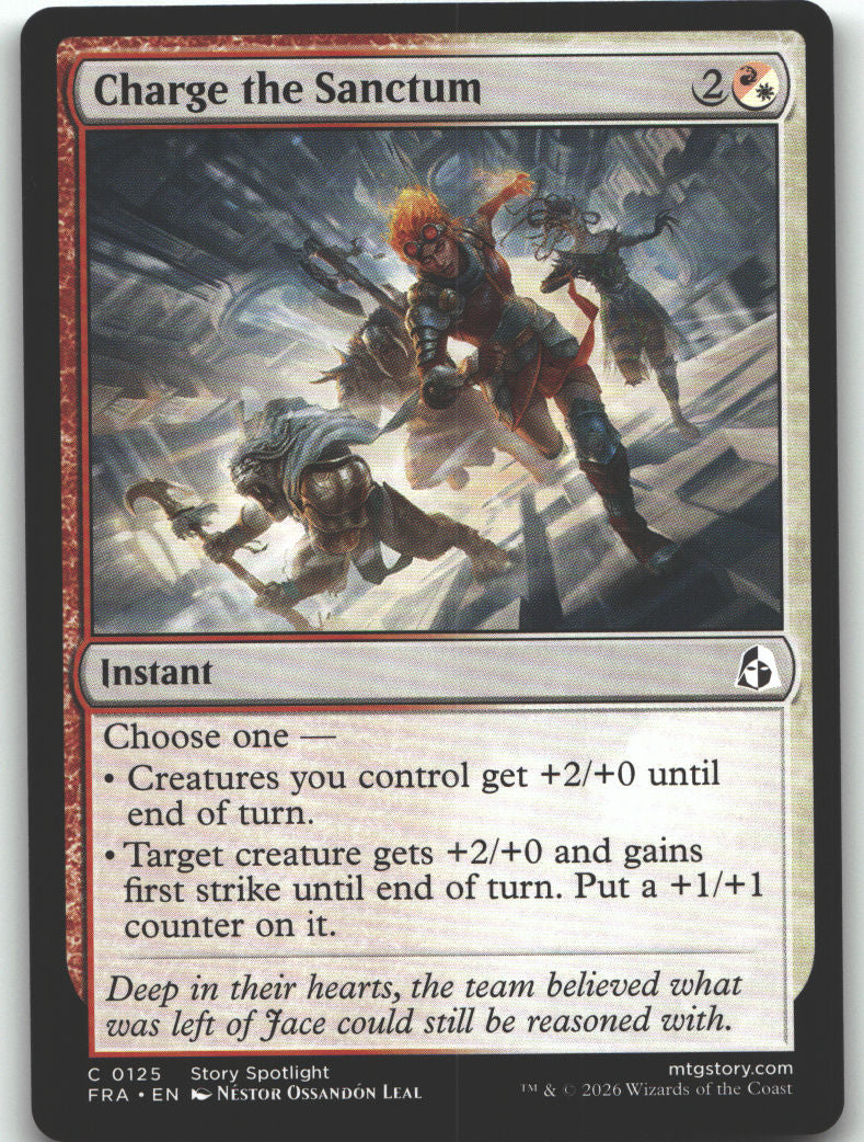 Charge the Sanctum
