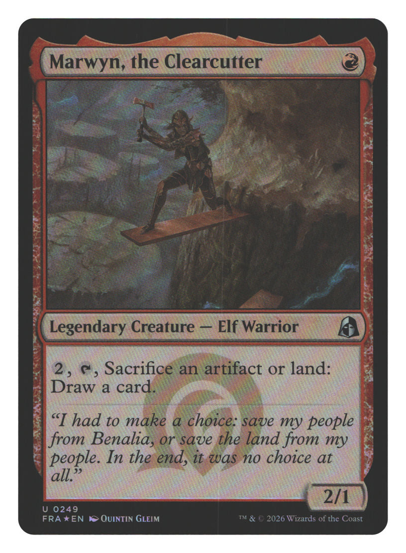 Marwyn, the Clearcutter