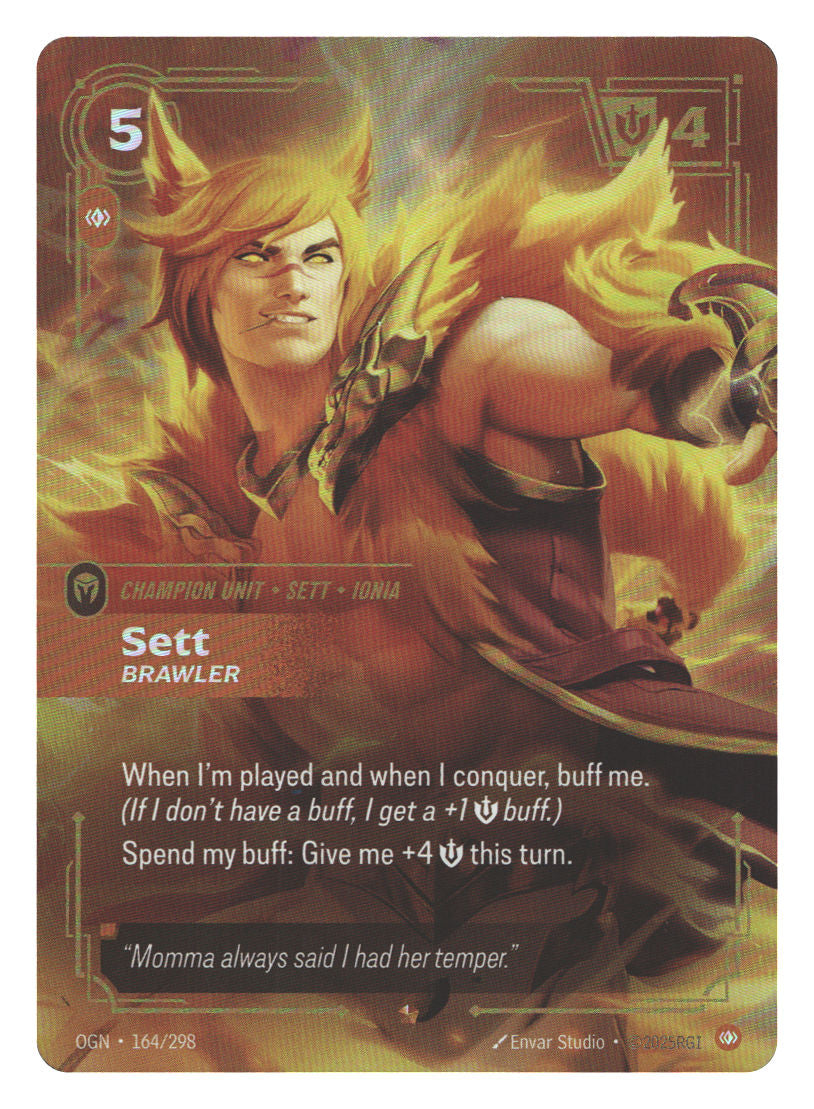 Sett, Brawler | Near Mint / English / Foil