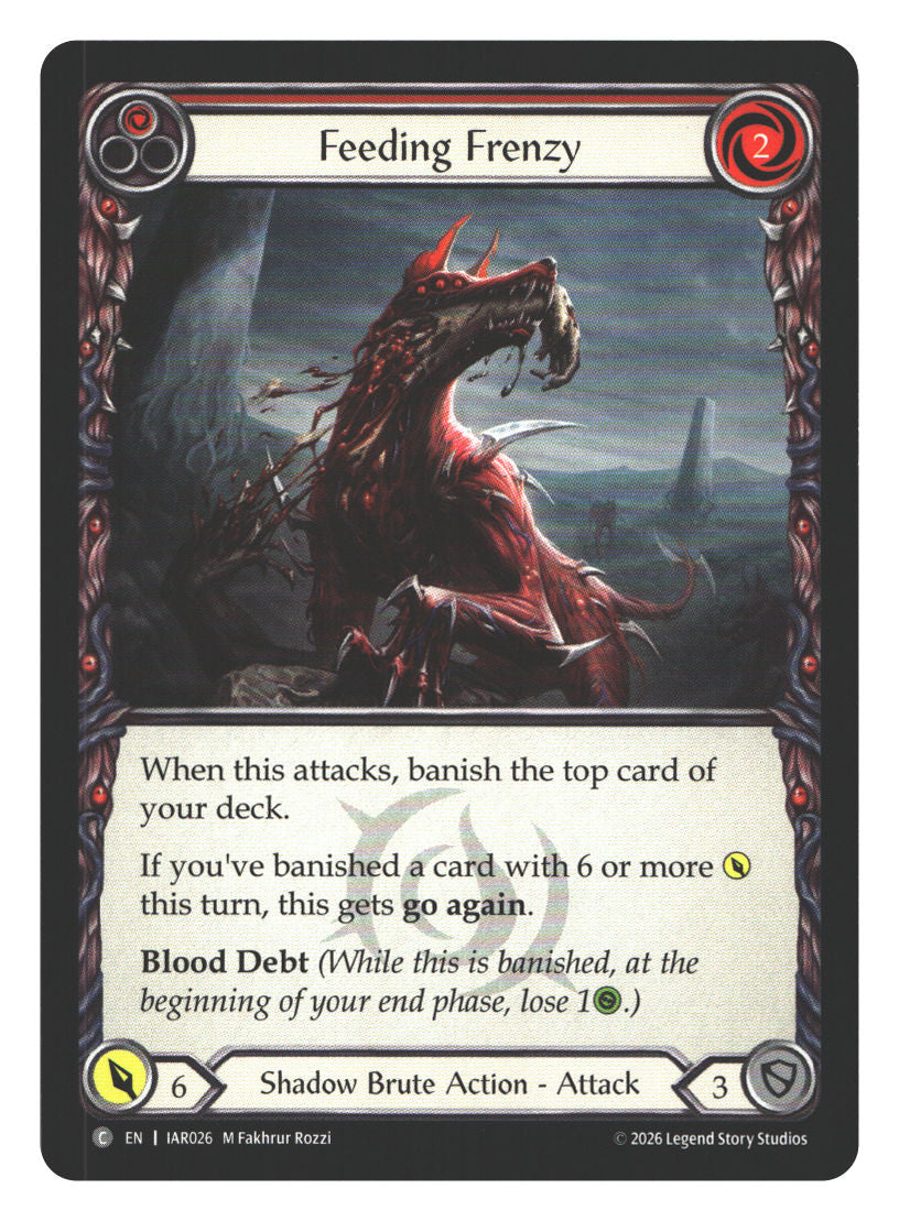 Feeding Frenzy (Red) | Near Mint / English / Normal