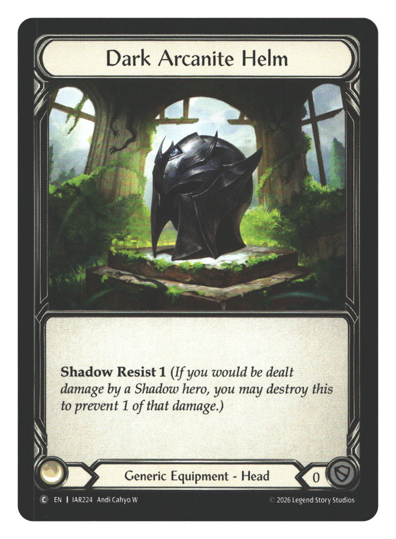 Dark Arcanite Helm | Near Mint / English / Normal