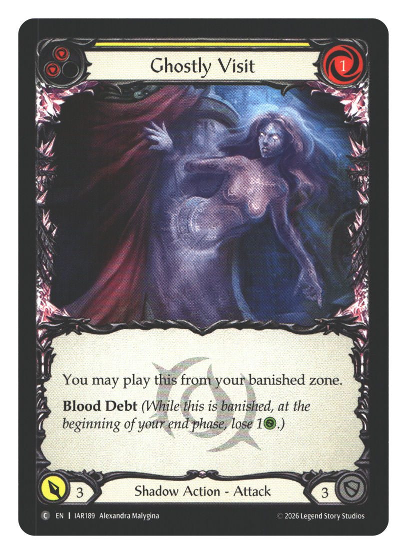 Ghostly Visit (Yellow) | Near Mint / English / Normal
