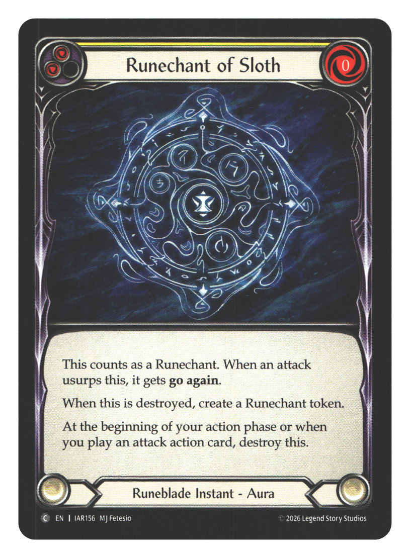 Runechant of Sloth | Near Mint / English / Normal