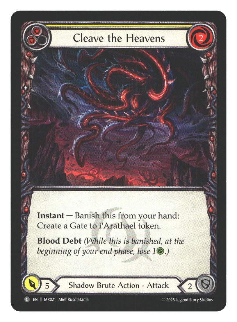 Cleave the Heavens (Yellow) | Near Mint / English / Normal