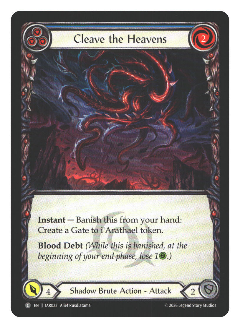 Cleave the Heavens (Blue) | Near Mint / English / Normal