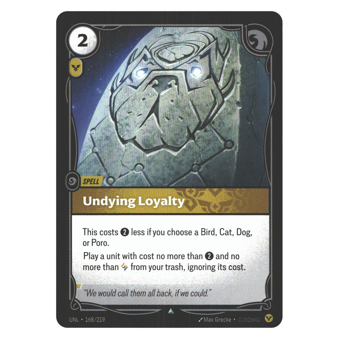 Undying Loyalty | Near Mint / English / Normal