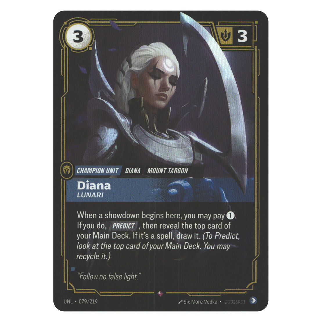 Diana, Lunari
