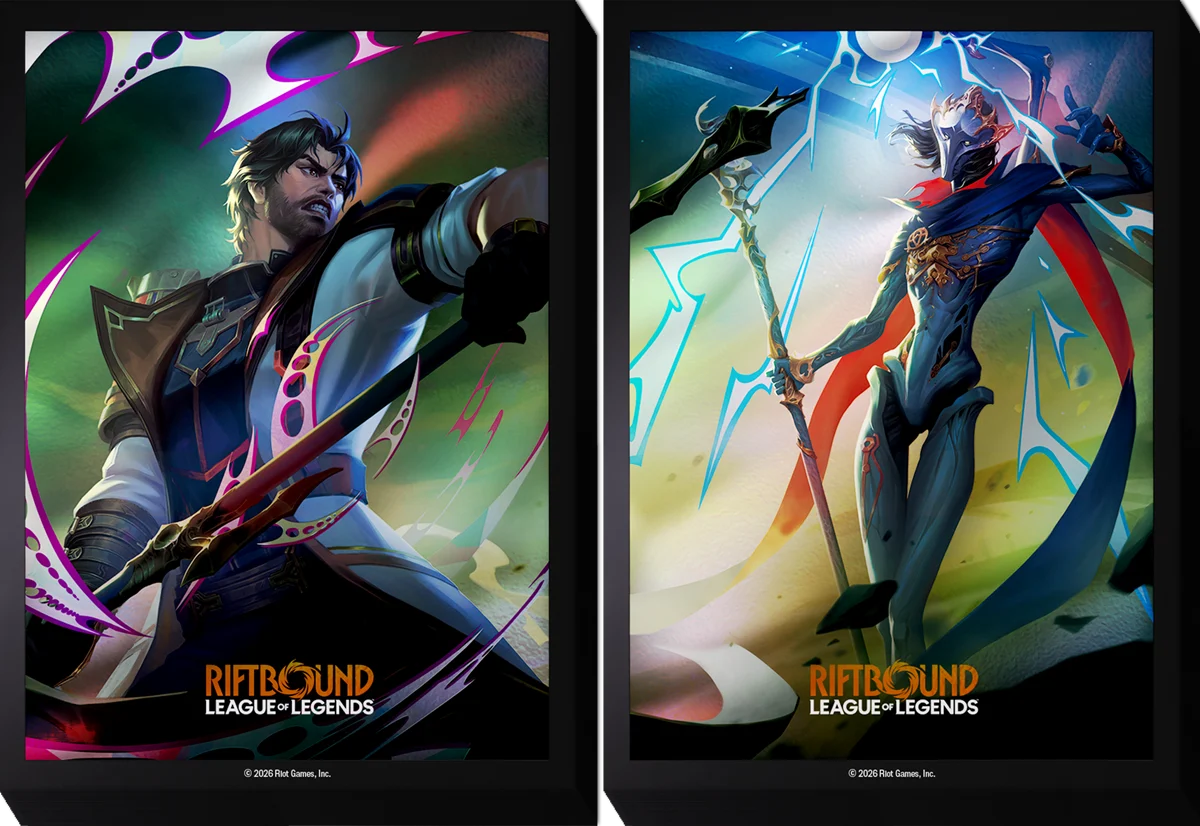 (Preorder) Riftbound: League of Legends TCG: Vendetta Art Sleeves - Jayce VS Viktor