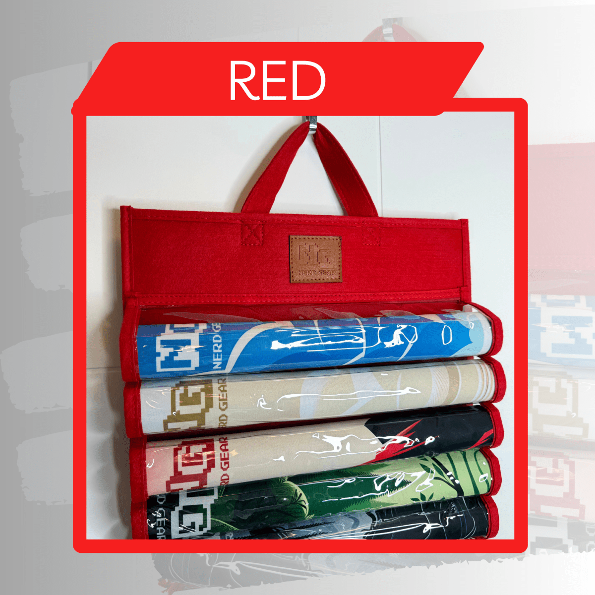 Nerd Gear Playmat Sanctuary - Red