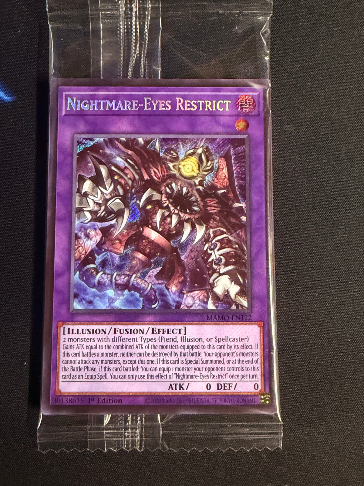 Nightmare-Eyes Restrict MAMO-EN122 - Sealed Promo Pack