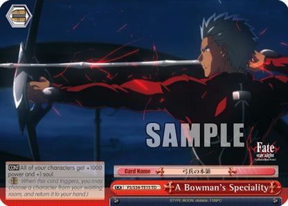 A Bowman's Speciality (TD)