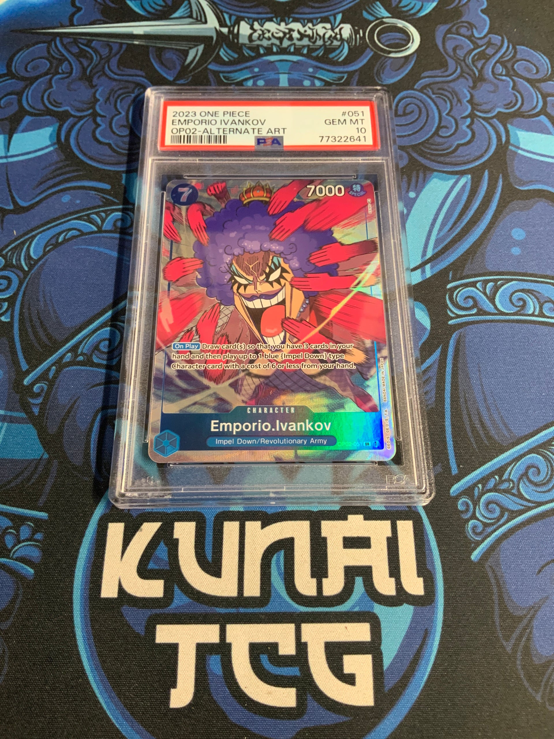 Emporio.Ivankov OP02-051 Alternate Art PSA 10 – KunaiGames