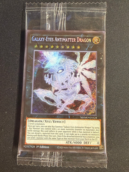 Galaxy-Eyes Antimatter Dragon MAMO-EN124 - Sealed Promo Pack