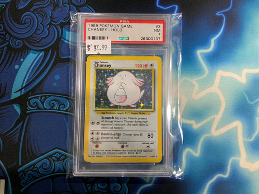 Chansey Base Set Holo PSA 7