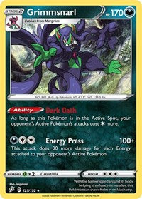 Grimmsnarl - 125/192 (Non-Holo)