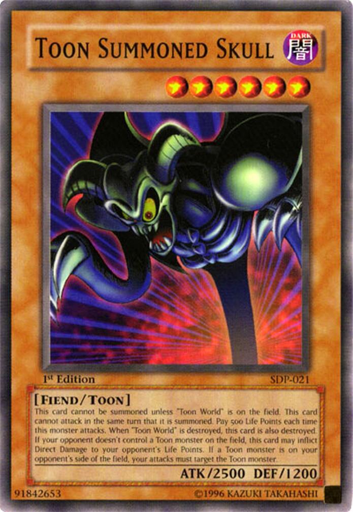 Toon Summoned Skull