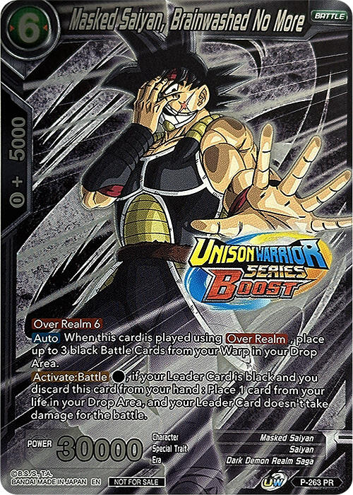Masked Saiyan, Brainwashed No More (Event Pack 08) (Alternate Foil)