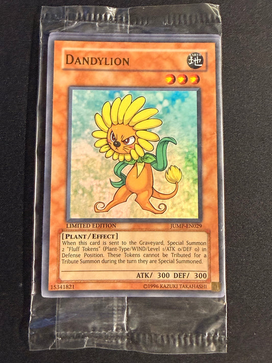 Dandylion & Red-Eyes Darkness Metal Dragon - Shonen Jump 2009 Sealed Promo Pack