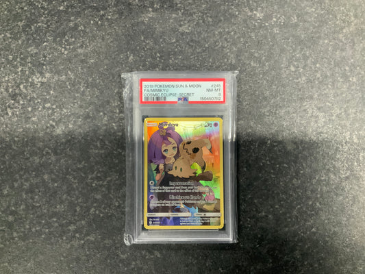 Mimikyu - 2019 Sun & Moon Cosmic Eclipse Secret - 245 - PSA 8