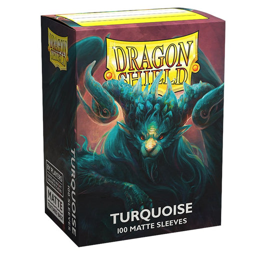 Dragon Shield Player's Choice Matte Sleeves - Turquoise 'Atebeck' (100-Pack)