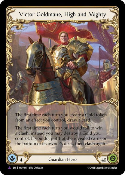 Victor Goldmane, High and Mighty (Marvel) (Back)