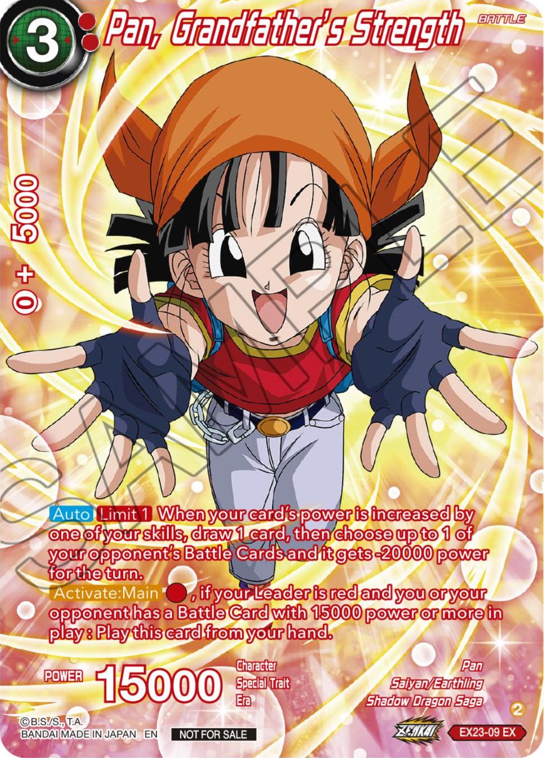 Pan, Grandfather's Strength (Premium Alt-Art Card Set 2024 Vol.1)