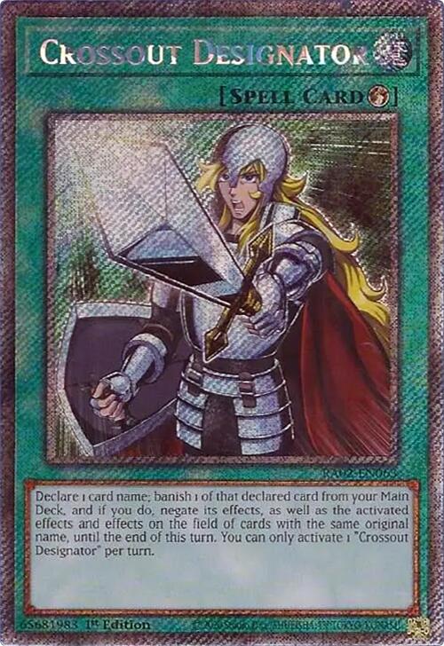 Crossout Designator (Platinum Secret Rare)