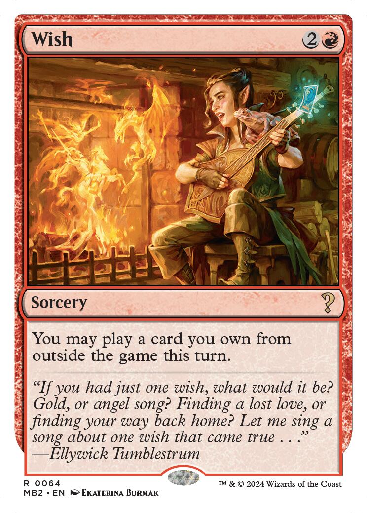 Wish (White Border)