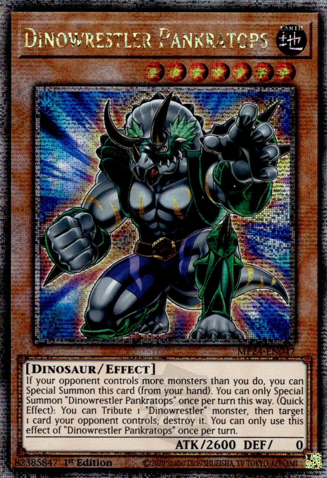 Dinowrestler Pankratops (Quarter Century Secret Rare)