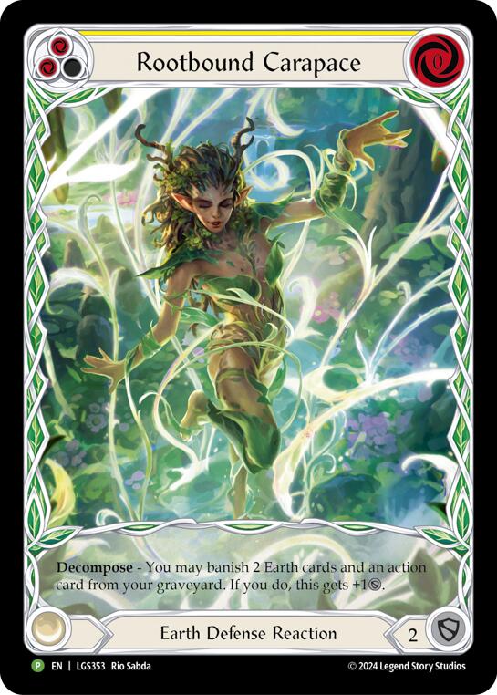 Rootbound Carapace (Yellow) (Extended Art) - LGS353