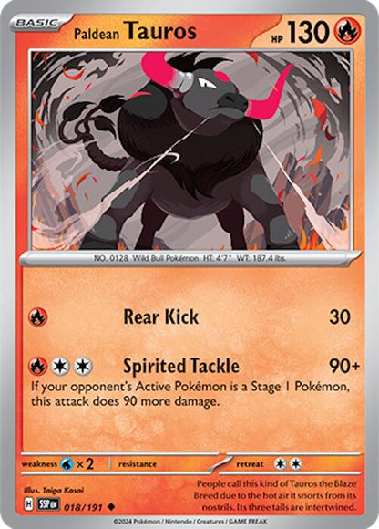 Paldean Tauros - 018/191