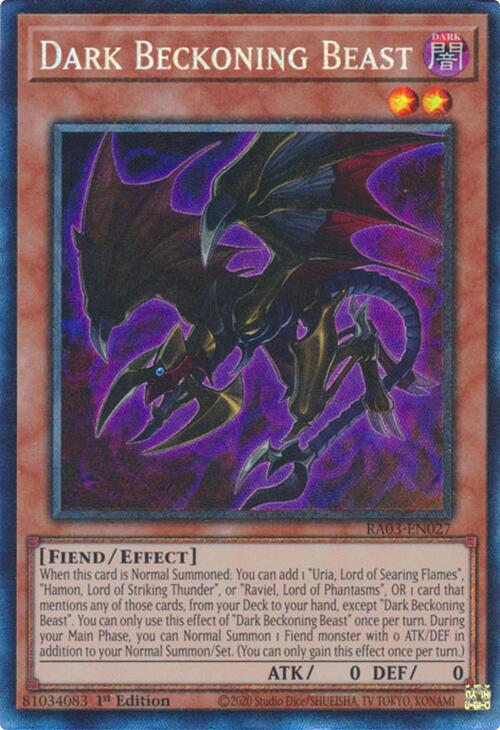 Dark Beckoning Beast (PCR)