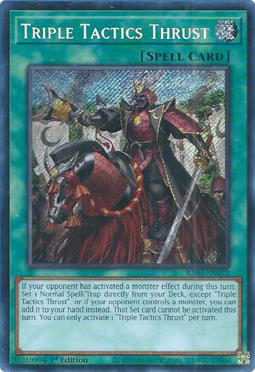 Triple Tactics Thrust (Secret Rare)