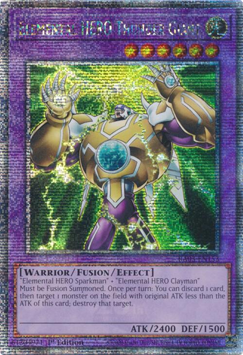 Elemental HERO Thunder Giant (Quarter Century Secret Rare)