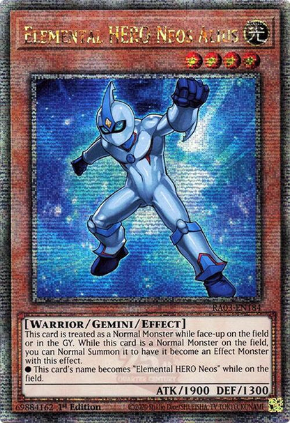 Elemental HERO Neos Alius (Quarter Century Secret Rare)