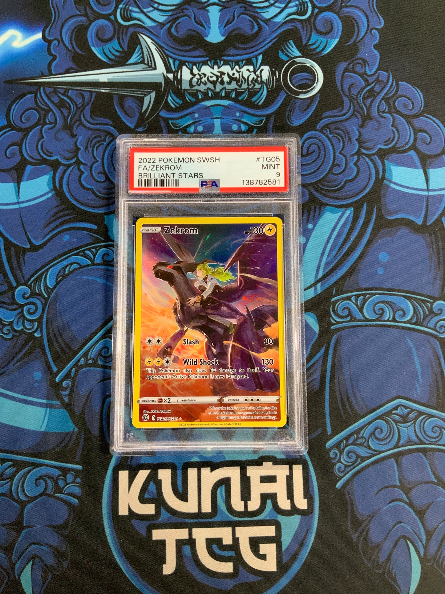 Zekrom TG05/TG30 Brilliant Stars PSA 9