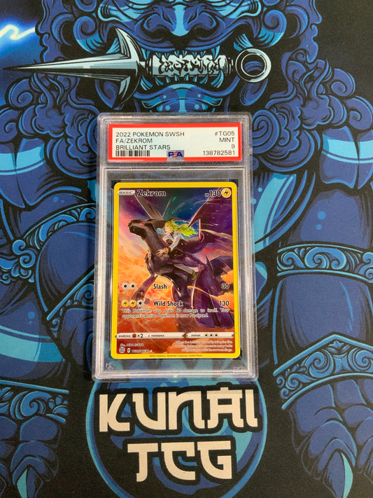 Zekrom TG05/TG30 Brilliant Stars PSA 9