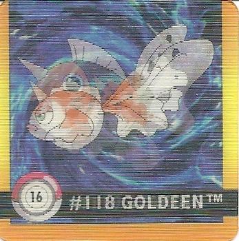1999 Pokémon Artbox Action Flipz #16 Goldeen / Seaking – Premier Edition
