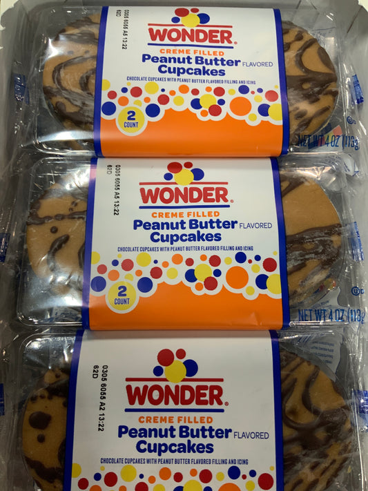 Wonder Peanut Butter Cupcakes