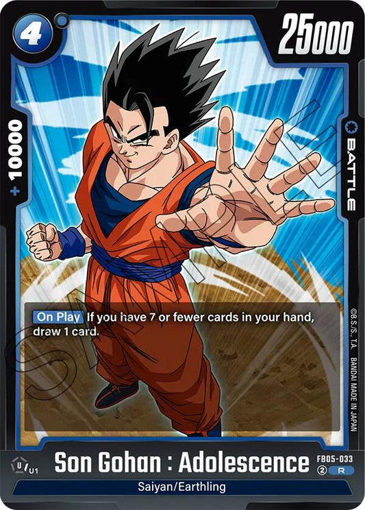 Son Gohan : Adolescence - FB05-033