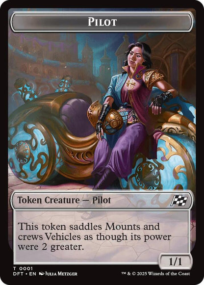 Treasure // Pilot Double-Sided Token (Back)