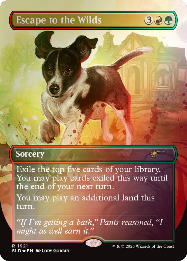 Escape to the Wilds (1921) (Rainbow Foil)