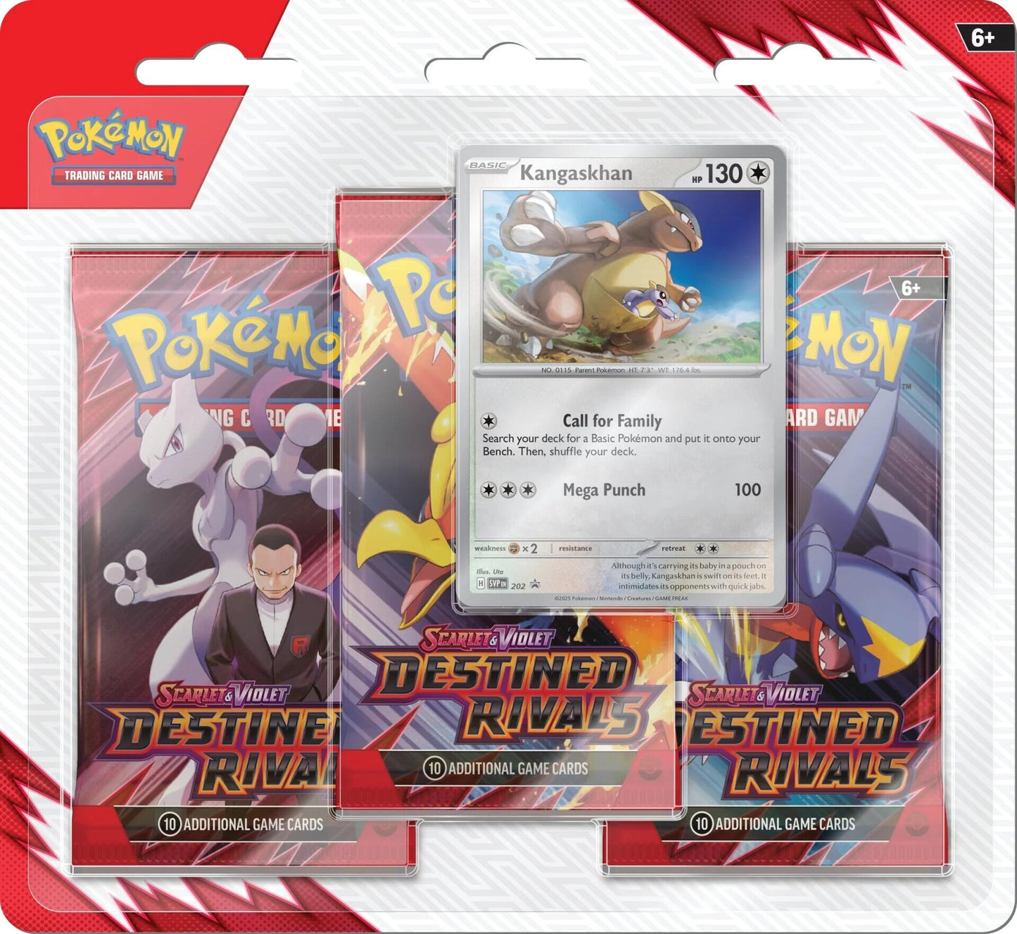Destined Rivals 3 Pack Blister [Kangaskhan]