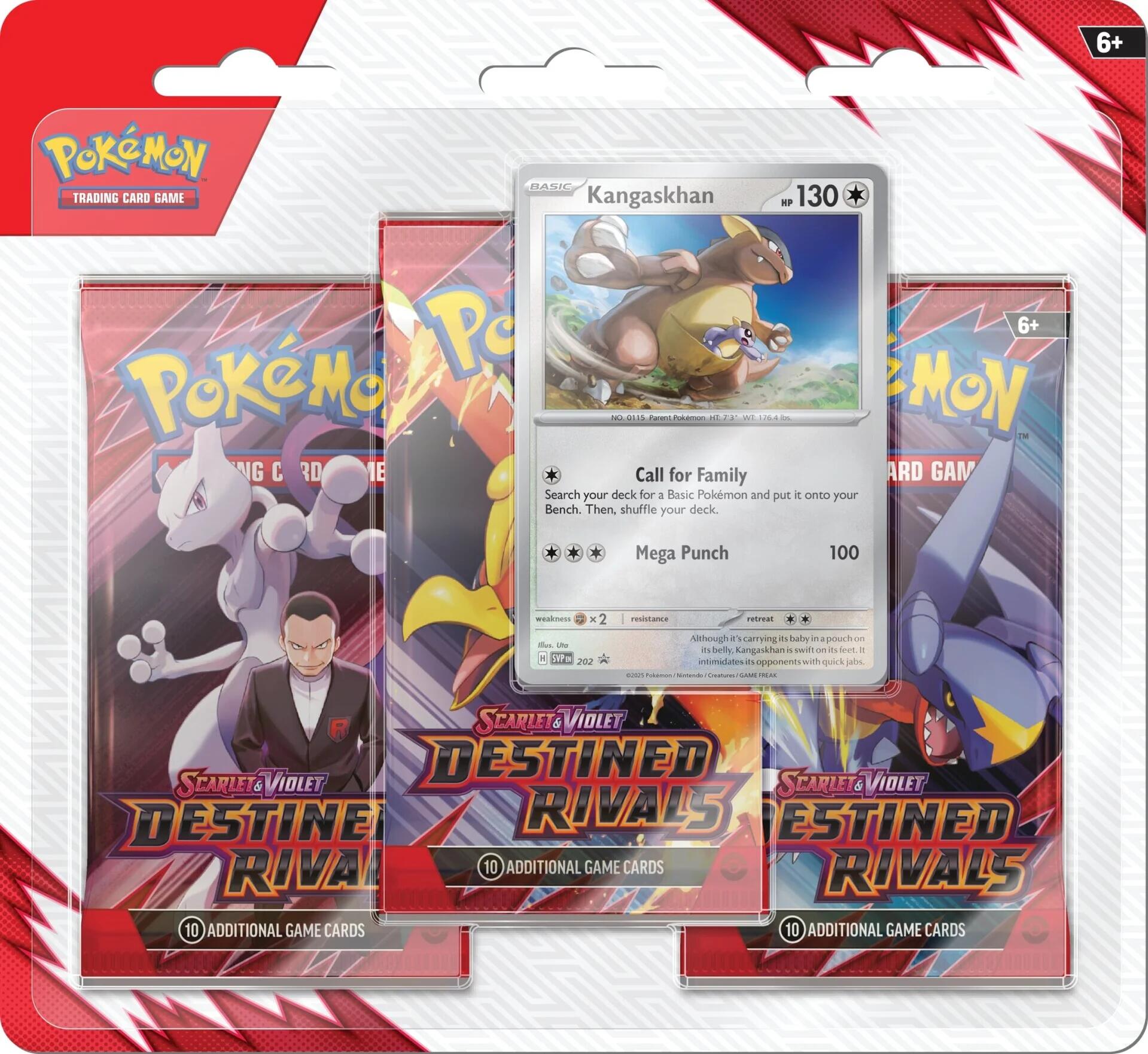 Destined Rivals 3 Pack Blister [Kangaskhan]