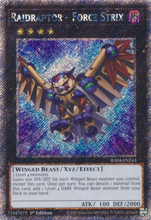 Raidraptor - Force Strix (Platinum Secret Rare)