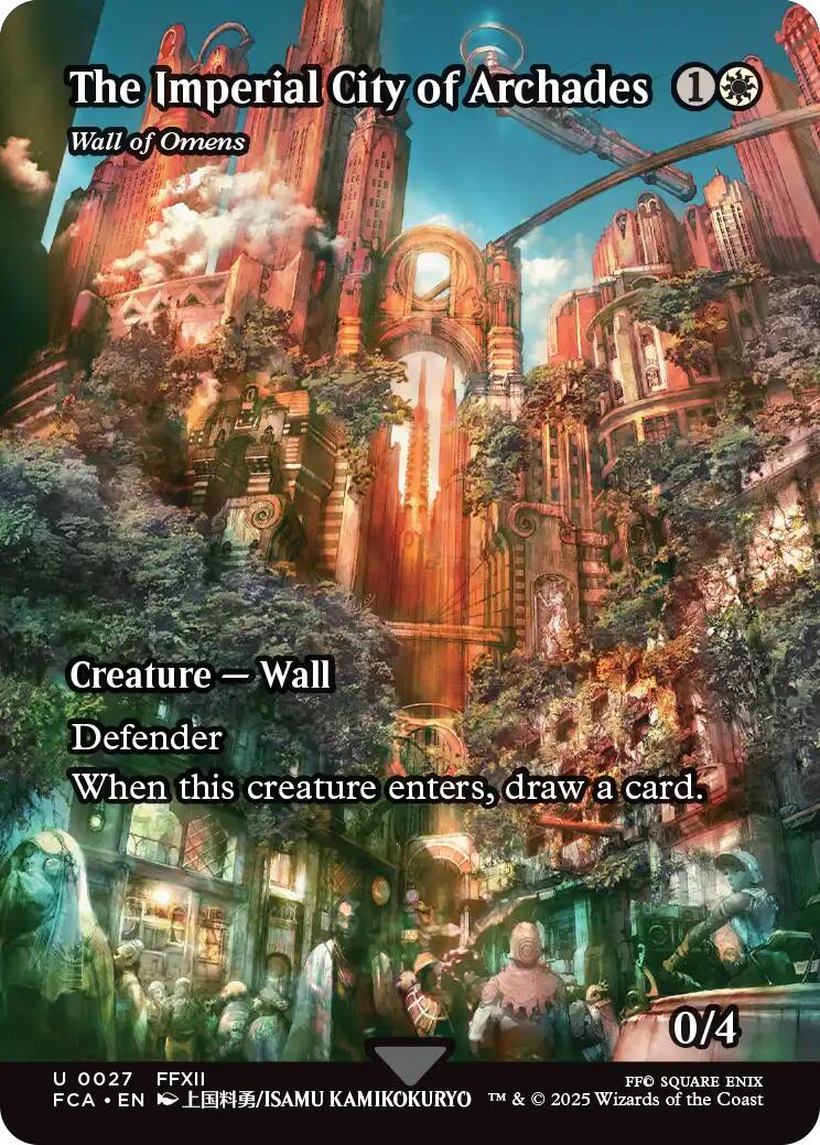 The Imperial City of Archades - Wall of Omens (Showcase)