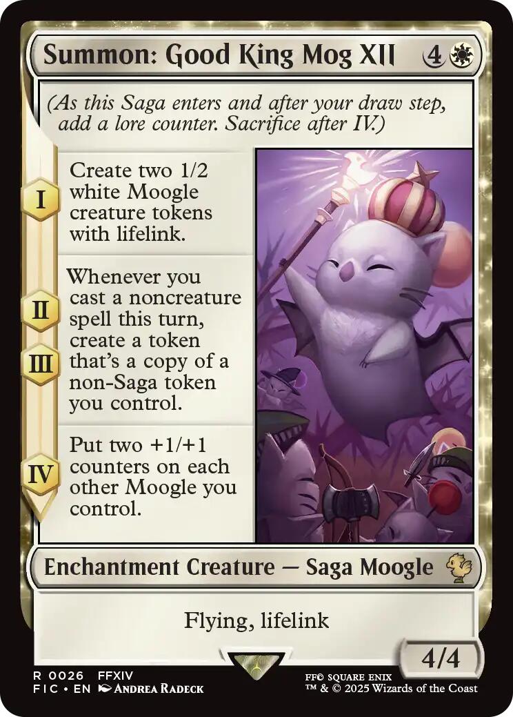 Summon: Good King Mog XII