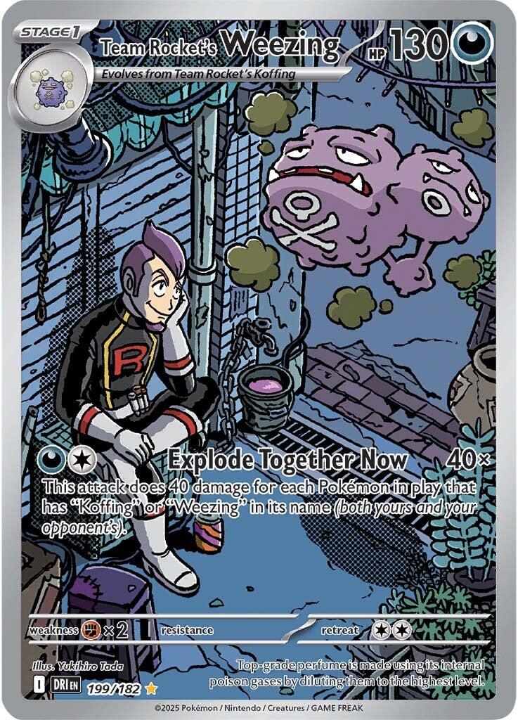 Team Rocket's Weezing - 199/182