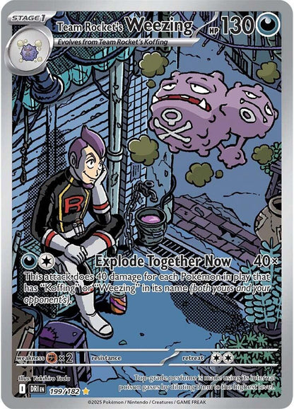 Team Rocket's Weezing - 199/182